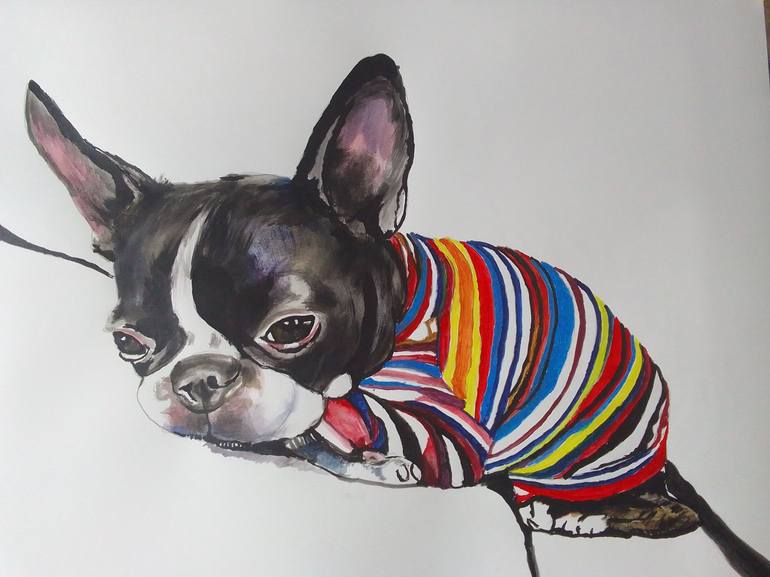 Print of Pop Art Animal Paintings by Soso Kumsiashvili