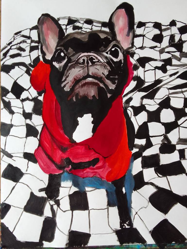 Print of Pop Art Animal Paintings by Soso Kumsiashvili