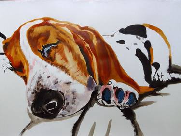 Original Fine Art Animal Paintings by Soso Kumsiashvili