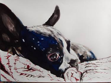 Original Fine Art Animal Paintings by Soso Kumsiashvili