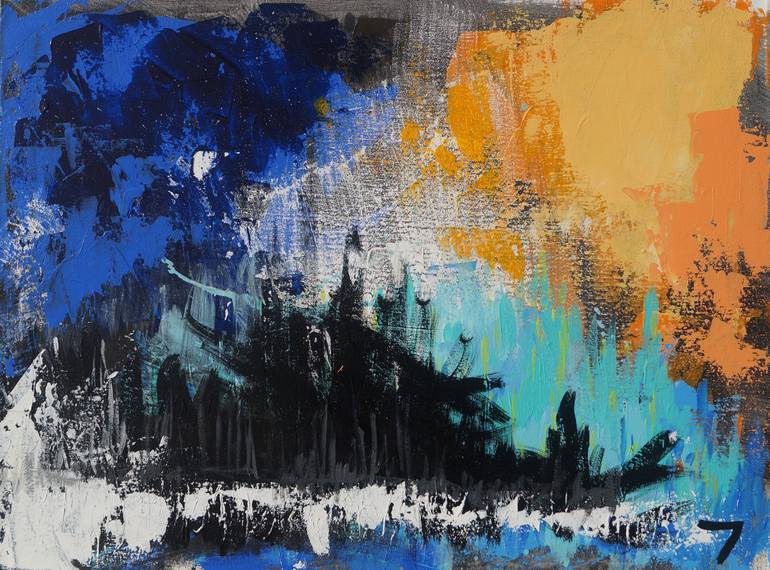 Blue 9 13 Painting by Shawn Smith | Saatchi Art