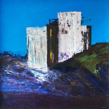 Original Expressionism Architecture Paintings by Norunn Mølsæter