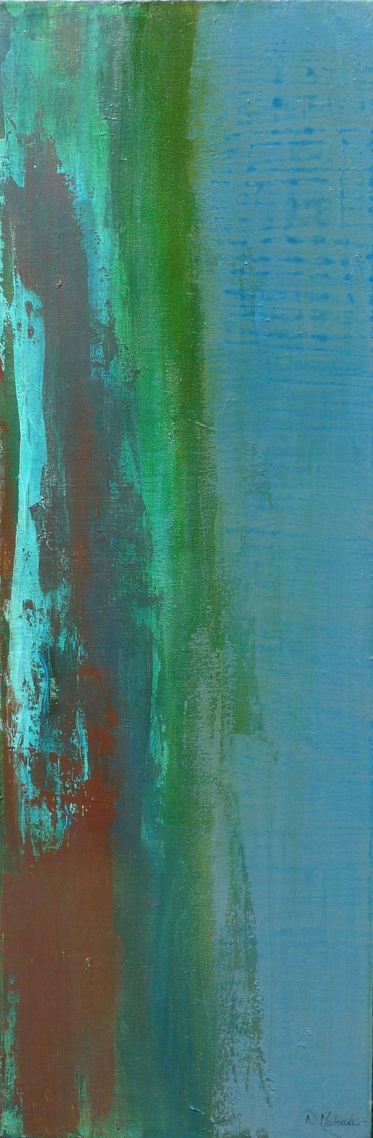 Original Fine Art Abstract Painting by Norunn Mølsæter