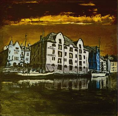 Print of Architecture Collage by Norunn Mølsæter