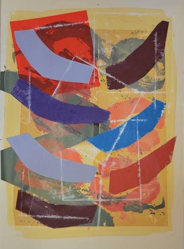Original Abstract Collage by Laine Tomkinson
