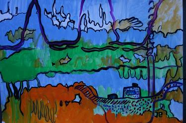 Print of Expressionism Landscape Paintings by Ada Krowinkel