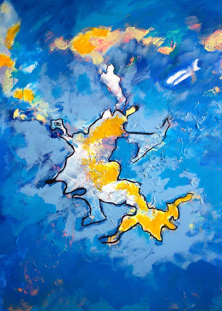 Original Abstract Painting by Ada Krowinkel