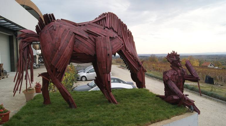 Print of Horse Sculpture by Dragan Despotovic