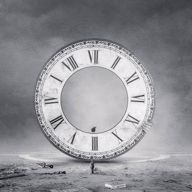 Print of Conceptual Time Mixed Media by Kasia Derwinska