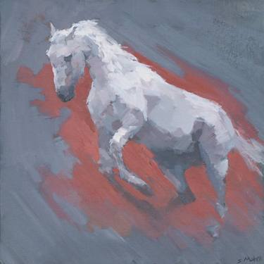 Print of Fine Art Horse Paintings by Stephen Mitchell