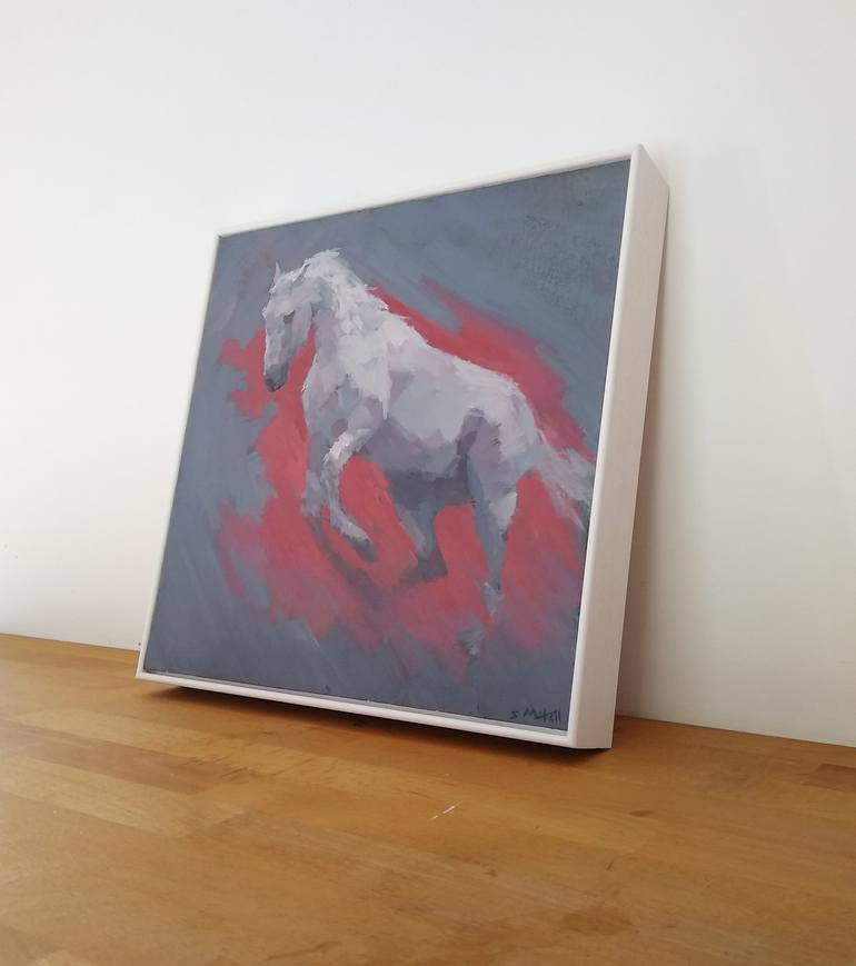 Original Fine Art Horse Painting by Stephen Mitchell