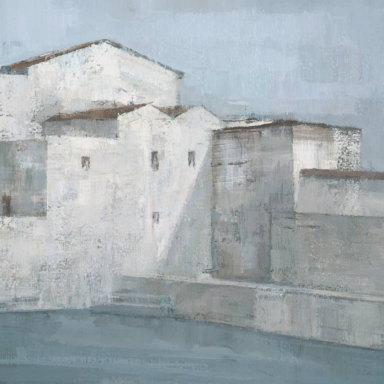 Original Architecture Painting by Stephen Mitchell