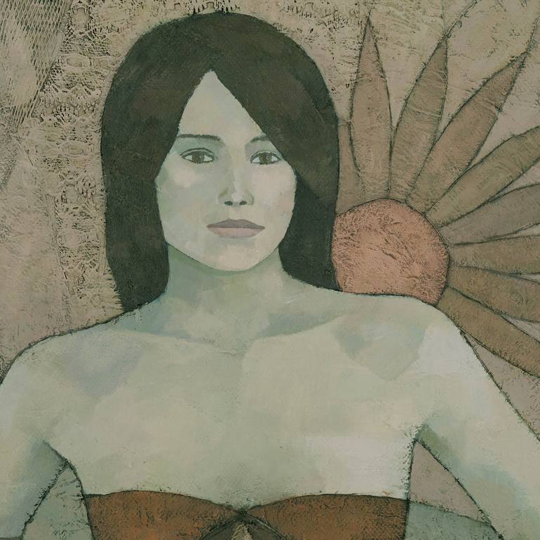 Original Art Deco Women Painting by Stephen Mitchell