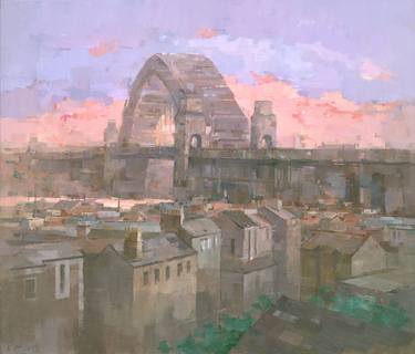 Original Impressionism Cities Paintings by Stephen Mitchell