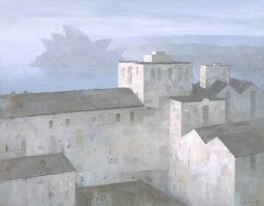 Original Impressionism Architecture Paintings by Stephen Mitchell