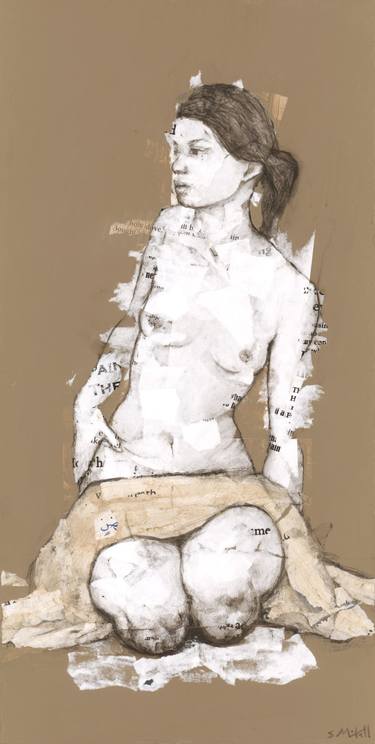 Original Figurative Nude Mixed Media by Stephen Mitchell