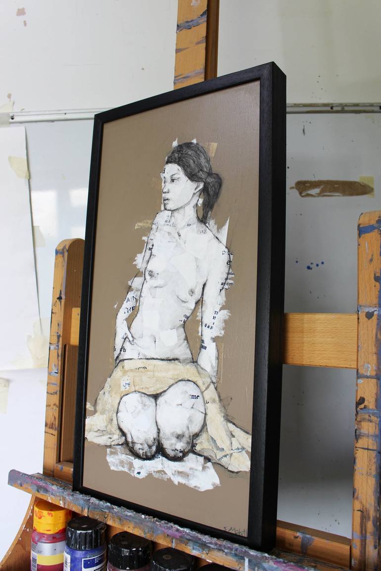 Original Figurative Nude Mixed Media by Stephen Mitchell