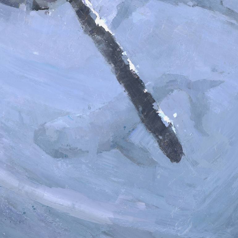 Original Impressionism Animal Painting by Stephen Mitchell