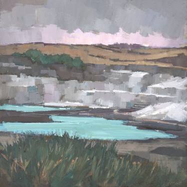 Original Impressionism Landscape Painting by Stephen Mitchell