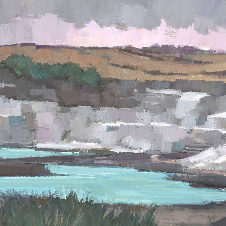 Original Impressionism Landscape Painting by Stephen Mitchell