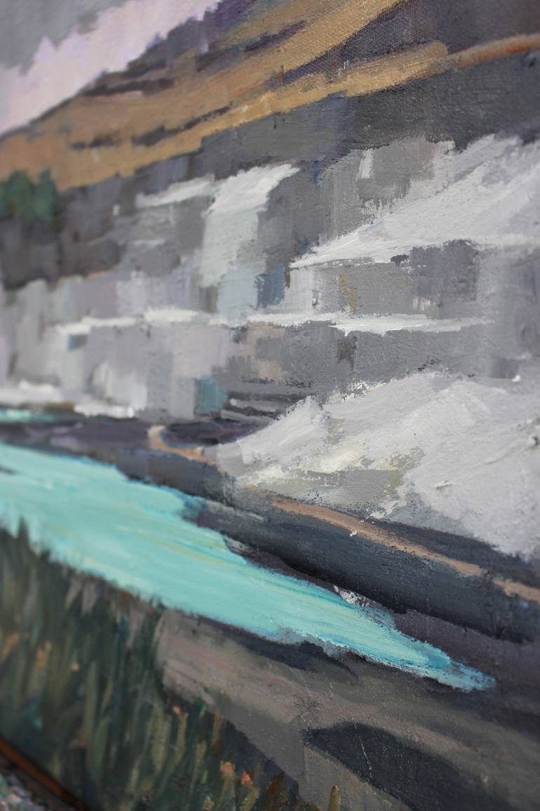 Original Impressionism Landscape Painting by Stephen Mitchell