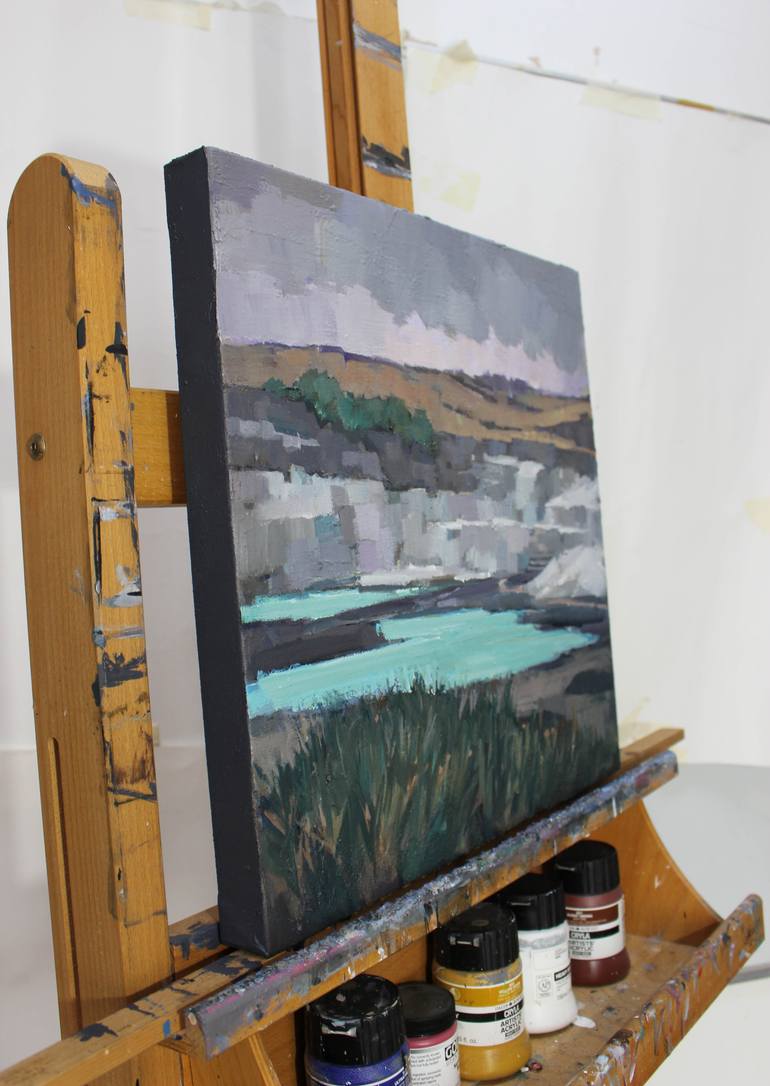 Original Impressionism Landscape Painting by Stephen Mitchell