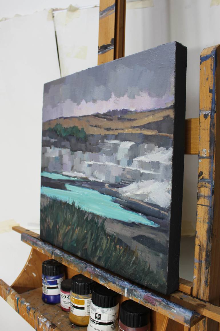 Original Impressionism Landscape Painting by Stephen Mitchell