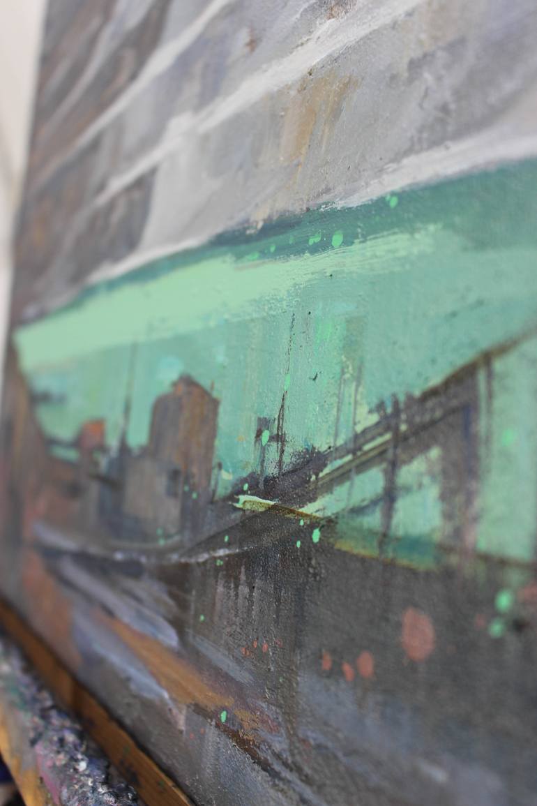 Original Impressionism Landscape Painting by Stephen Mitchell