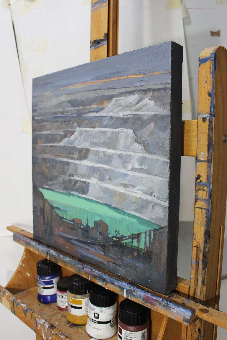 Original Impressionism Landscape Painting by Stephen Mitchell