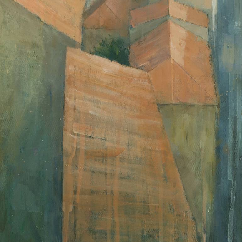 Original Impressionism Cities Painting by Stephen Mitchell