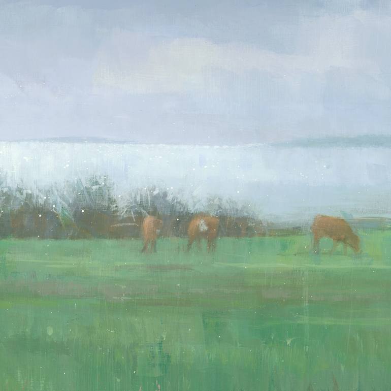 Original Impressionism Landscape Painting by Stephen Mitchell