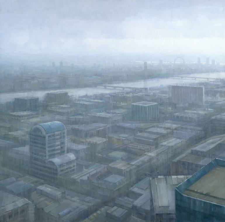 Original Cities Painting by Stephen Mitchell