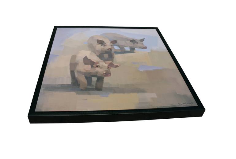 Original Expressionism Animal Painting by Stephen Mitchell