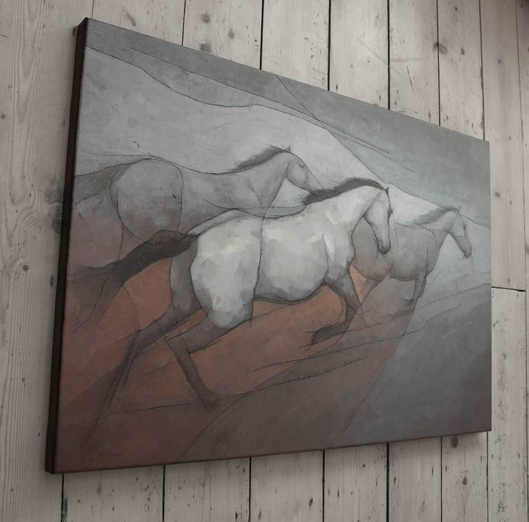 Original Horse Painting by Stephen Mitchell