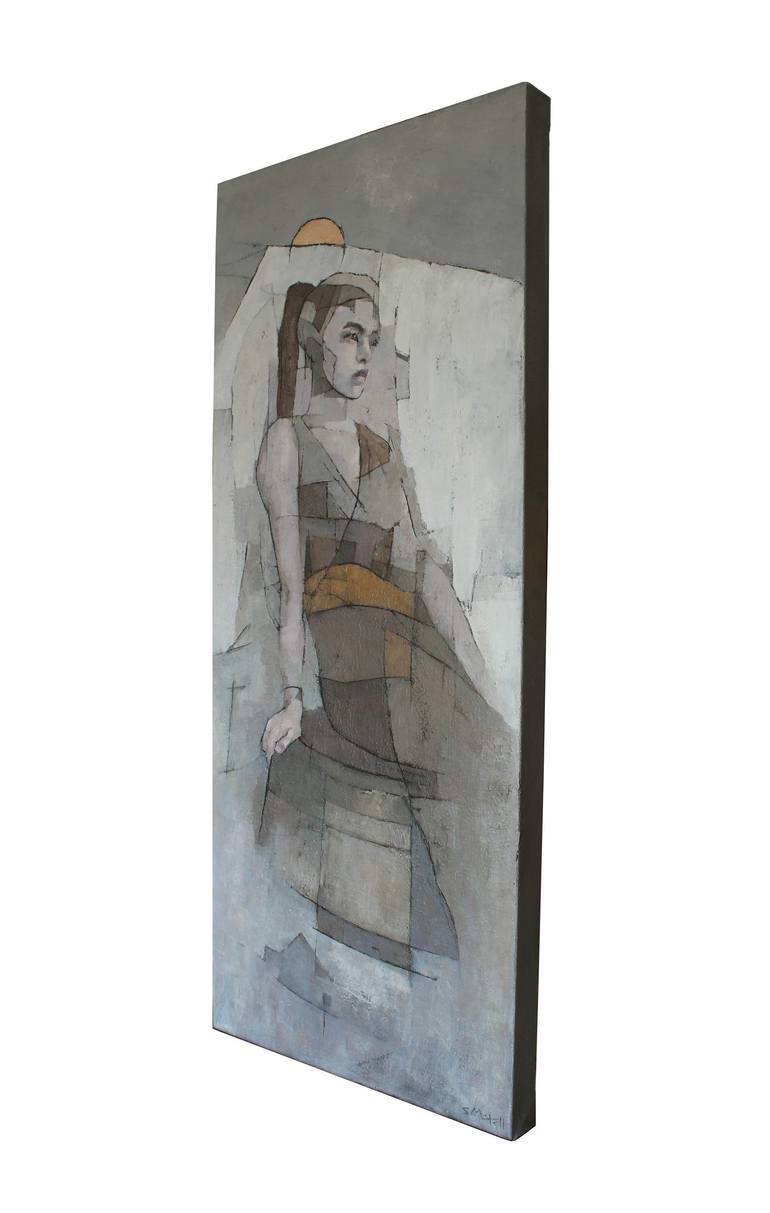 Original Abstract Women Painting by Stephen Mitchell