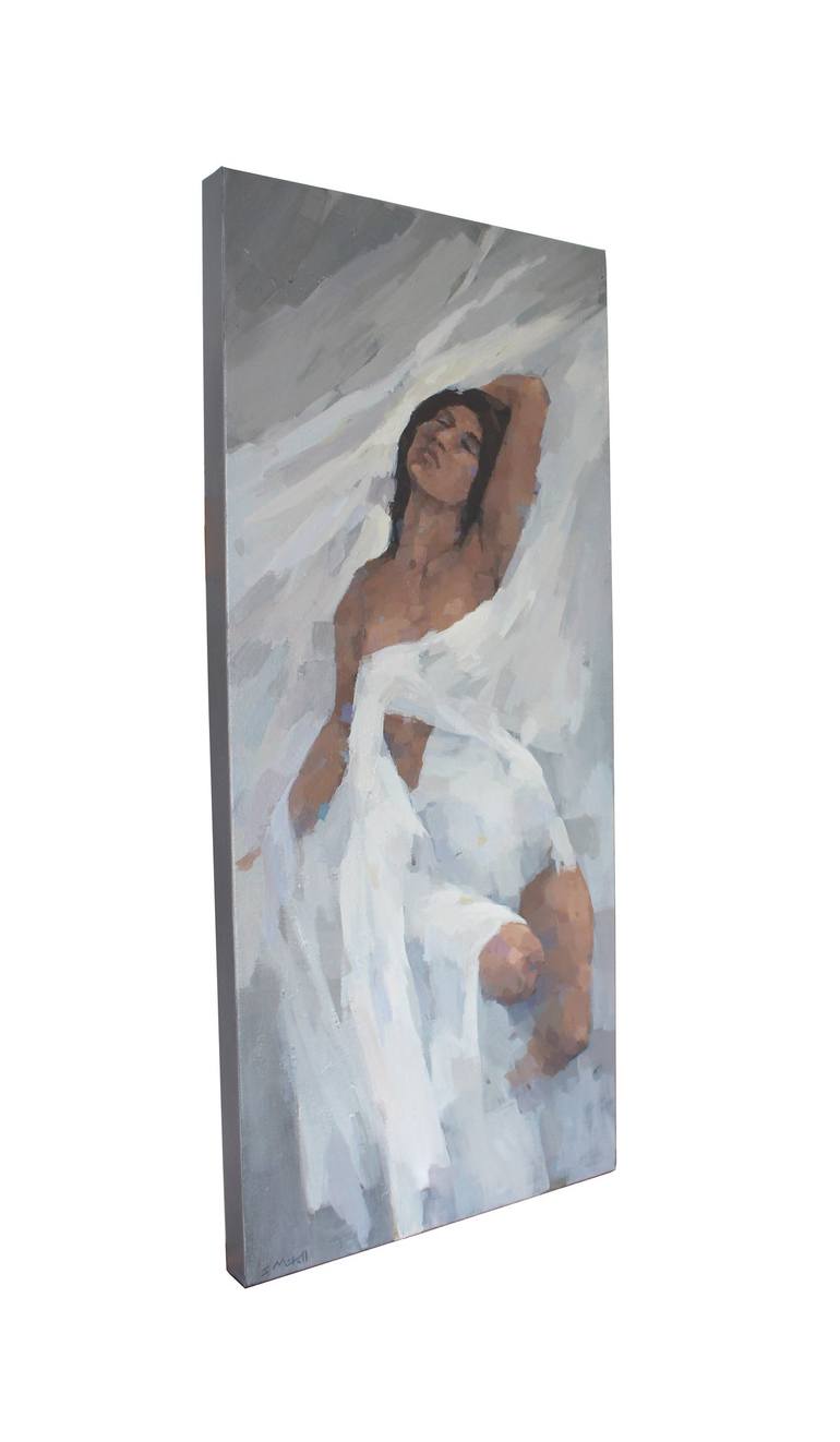 Original Figurative Women Painting by Stephen Mitchell