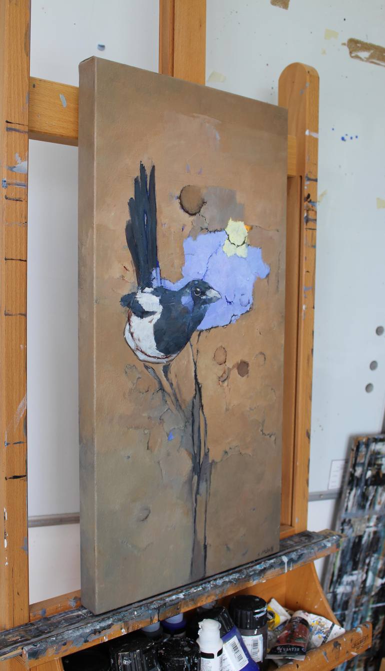 Original Abstract Animal Painting by Stephen Mitchell