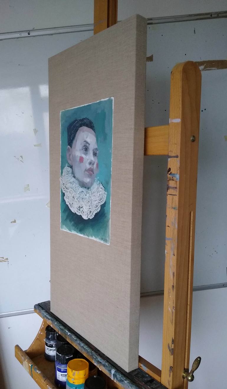 Original Figurative People Painting by Stephen Mitchell