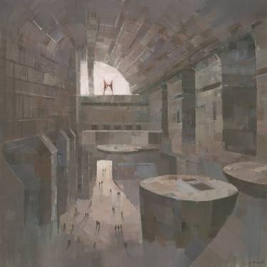 Original Interiors Paintings by Stephen Mitchell
