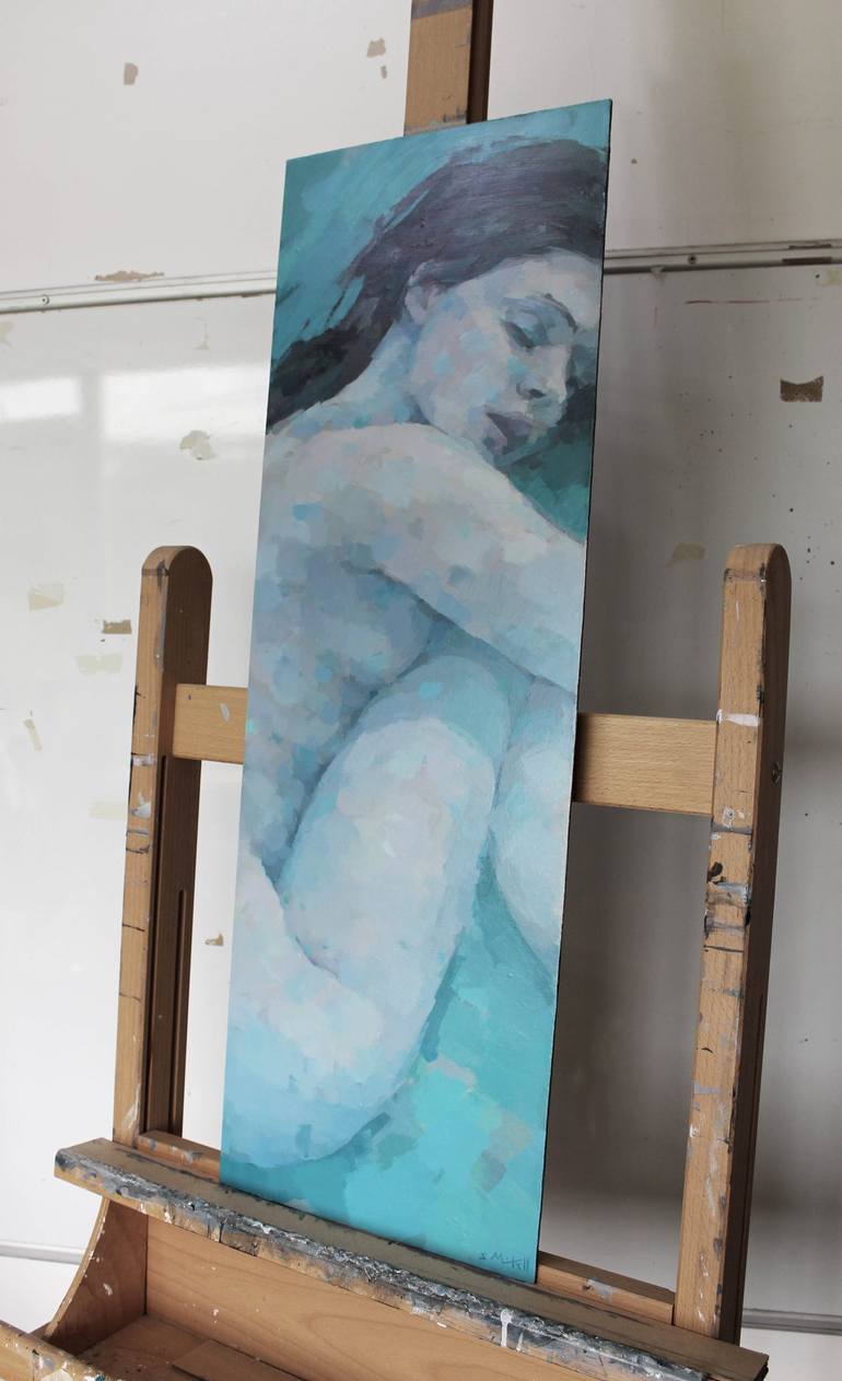 Original Figurative Nude Painting by Stephen Mitchell
