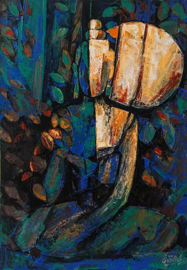 Print of Abstract Religious Paintings by Artist Gurdish Pannu