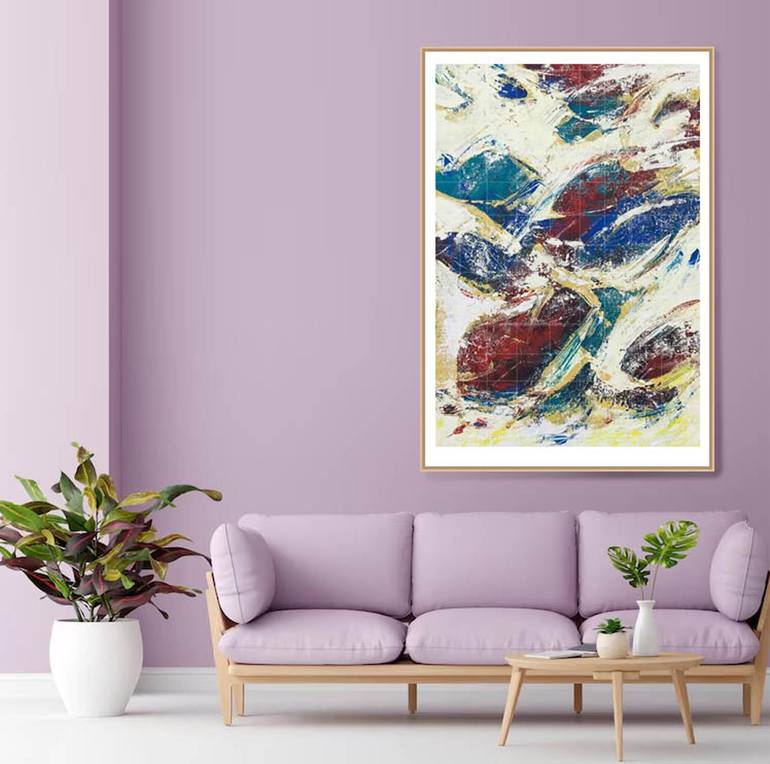 Original Abstract Animal Painting by Artist Gurdish Pannu