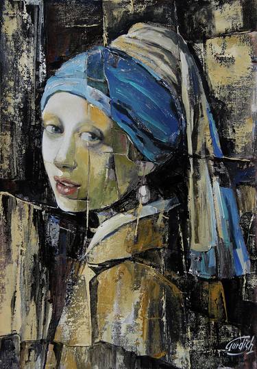 Rebirth Painting- Girl with a Pearl Earring thumb