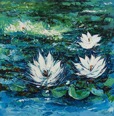 White Water Lily artworks thumb