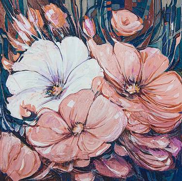 Print of Conceptual Floral Paintings by Artist Gurdish Pannu