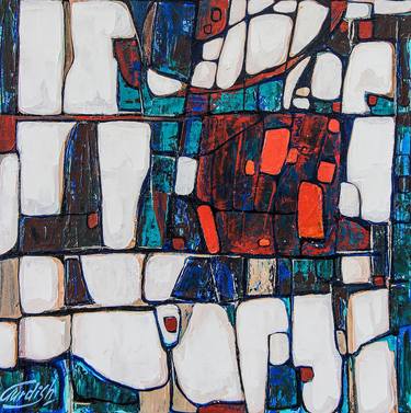 Original Contemporary Abstract Painting by Artist Gurdish Pannu