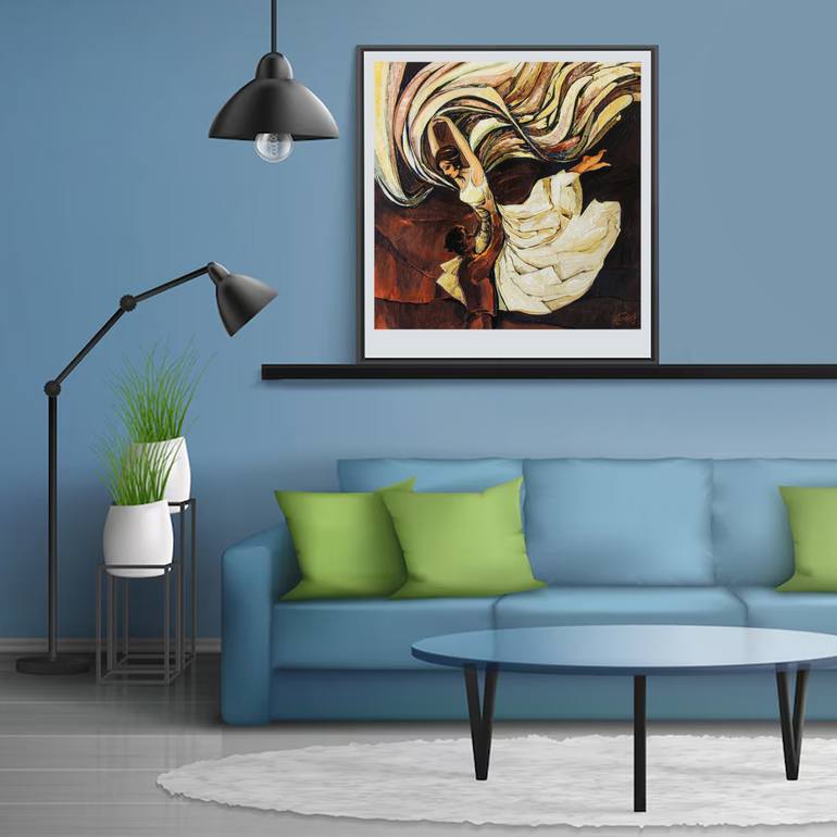 Original Conceptual Women Painting by Artist Gurdish Pannu