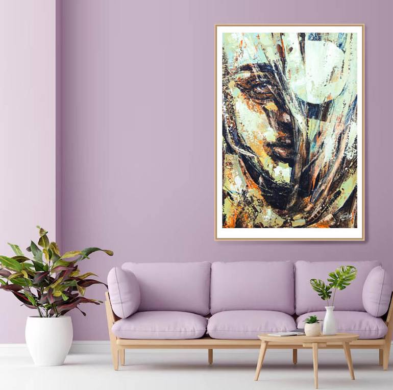 Original Conceptual Women Painting by Artist Gurdish Pannu