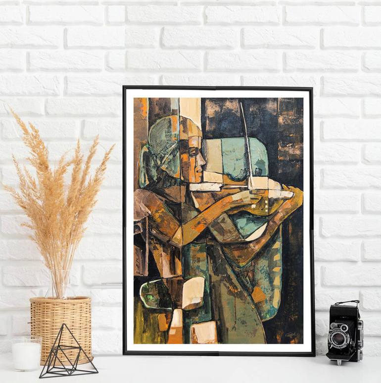 Original Contemporary Women Painting by Artist Gurdish Pannu