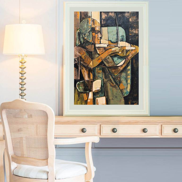 Original Contemporary Women Painting by Artist Gurdish Pannu